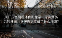 从<strong>开云官网</strong>看体育影像学：球员受伤后的核磁共振报告到底藏了什么秘密？